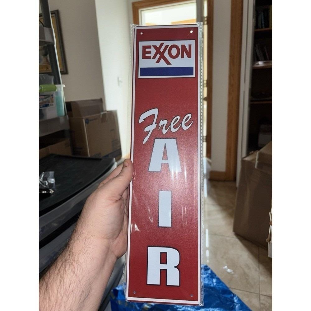 Exxon Sign - Etsy