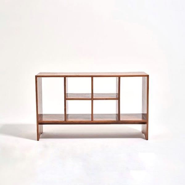 Pierre Jeanerret inspired 6 hole file rack handcrafted in all solid teak in India