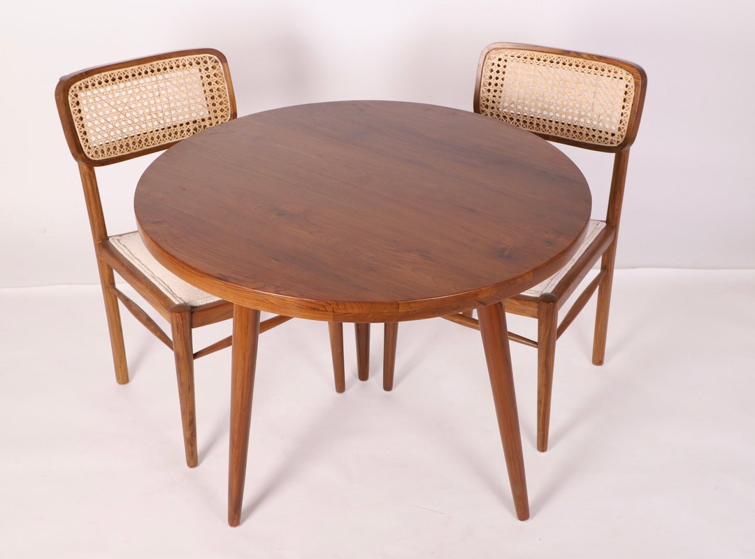 Round Dining Table,kitchen Table,made of Solid Teak Handcrafted in ...