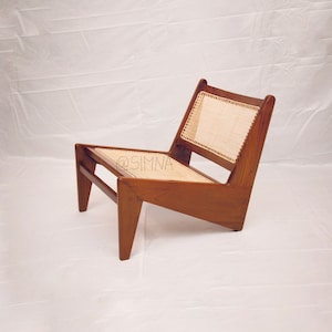 Mid century jeanneret(PJ)inspired kangaroo chair high quality handcraft  in solid teak