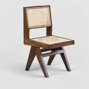 Set of 2: Mid-Century Teak Dining Chair - Chandigarh Inspired
