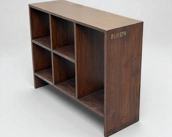 Jeanneret (PJ)Inspired Teak File Rack - Chandigarh Design in Antique aged finish