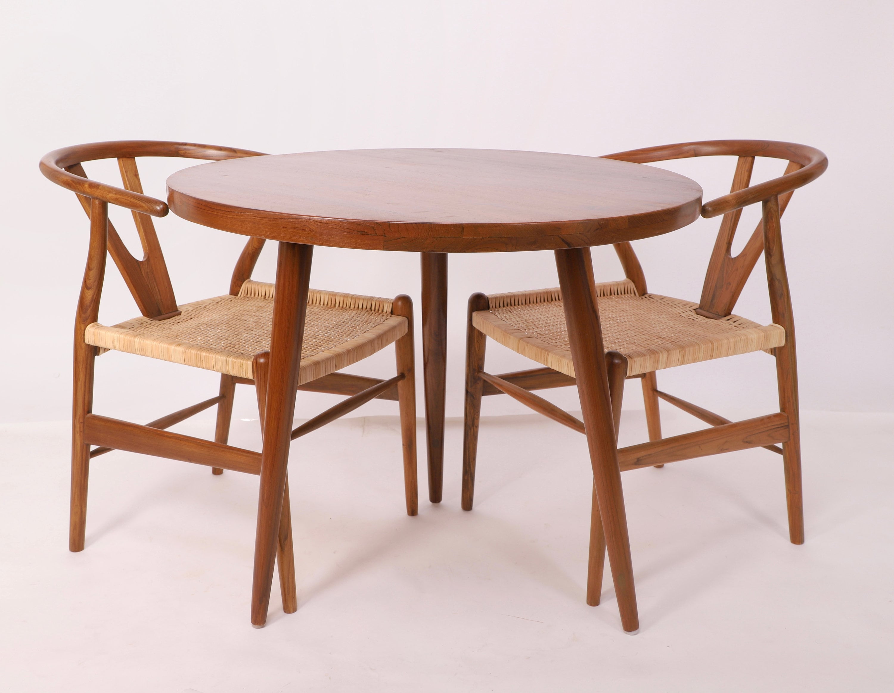 Round Dining Table,kitchen Table,made of Solid Teak Handcrafted in ...