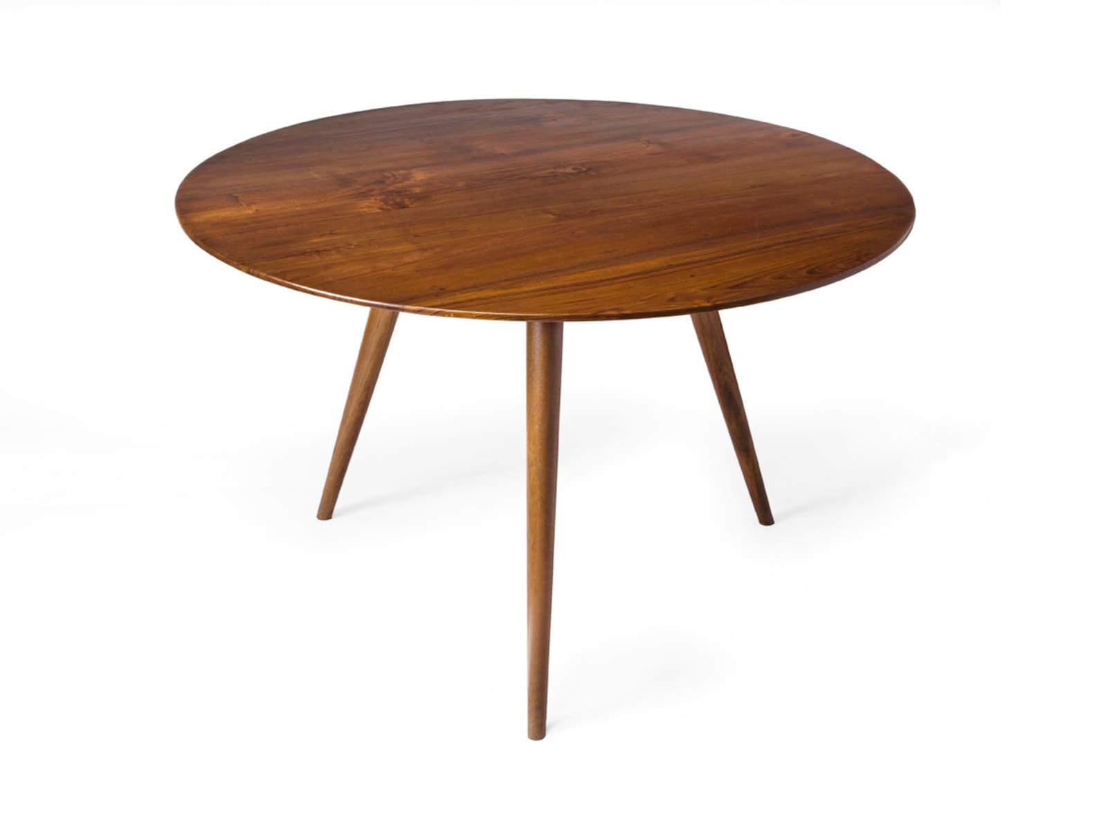 Mid Century Round Dining Tablekitchen Tablebreakfast Table Etsy