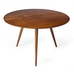 Mid century round dining table,kitchen table,breakfast table handcrafted in Solid teak