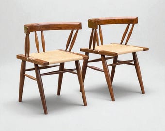 george nakashima inspired grass chair handcrafted in Solid teak,dining chair