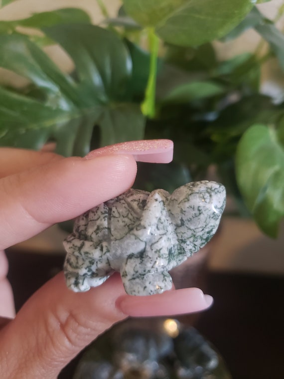 モスアゲート　タートル モスアゲート タワー11◇ Moss Agate ◇天然石・鉱物