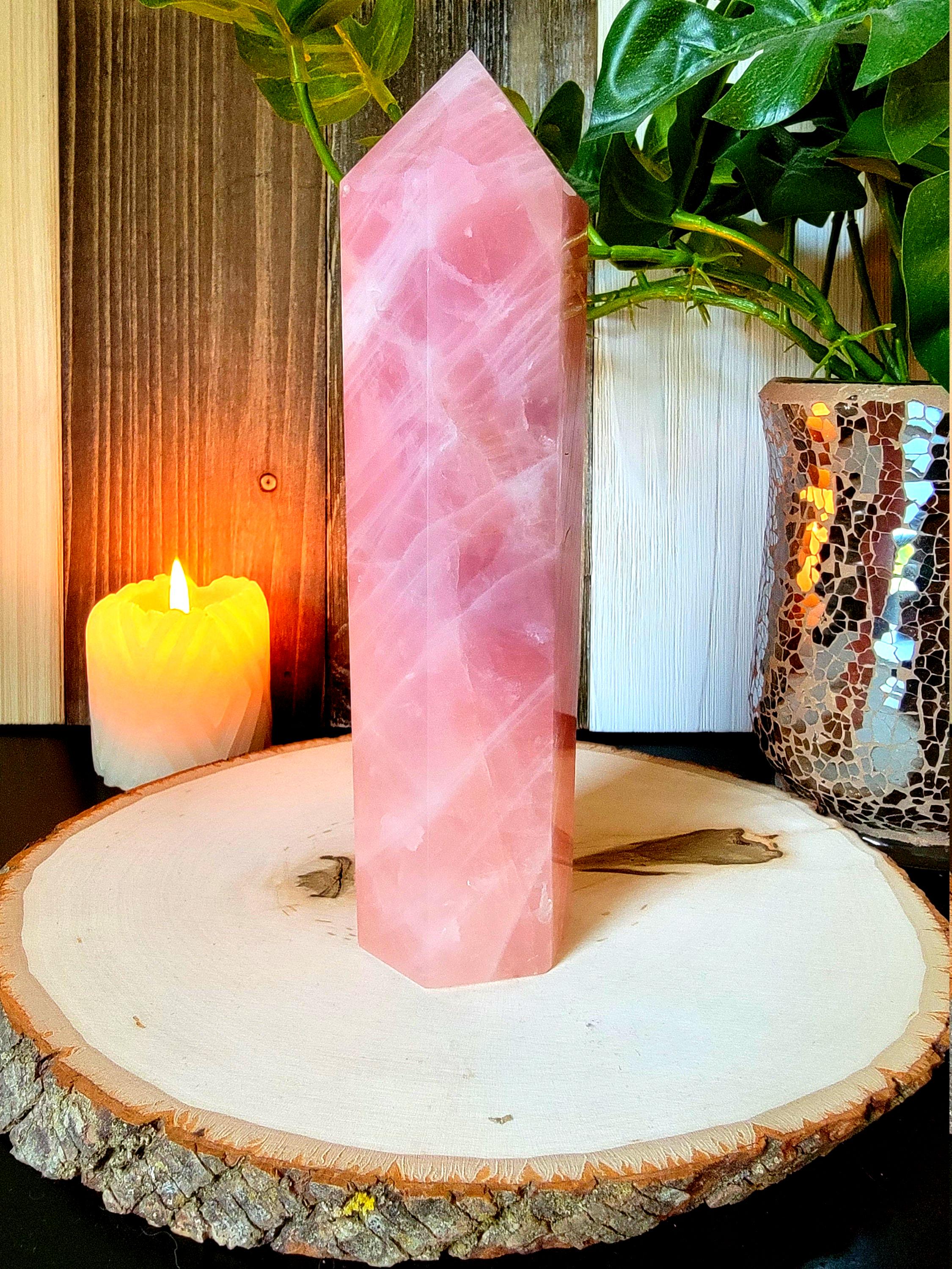 Rose Quartz Tower - Etsy