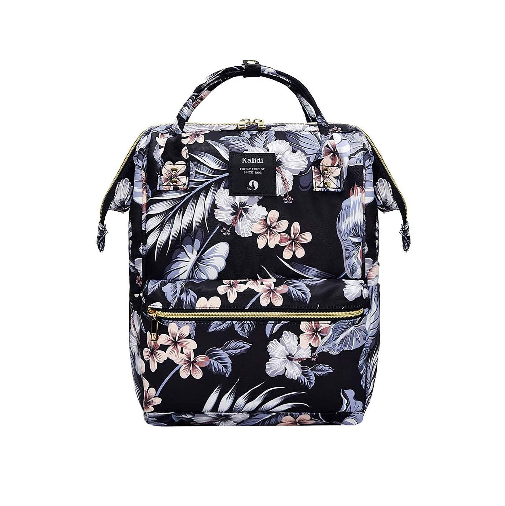 Flower Pattern School Backpack Fashion Lightweight School Bag Etsy