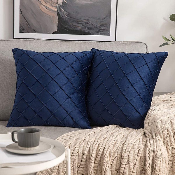Navy Blue Cushions Etsy UK
