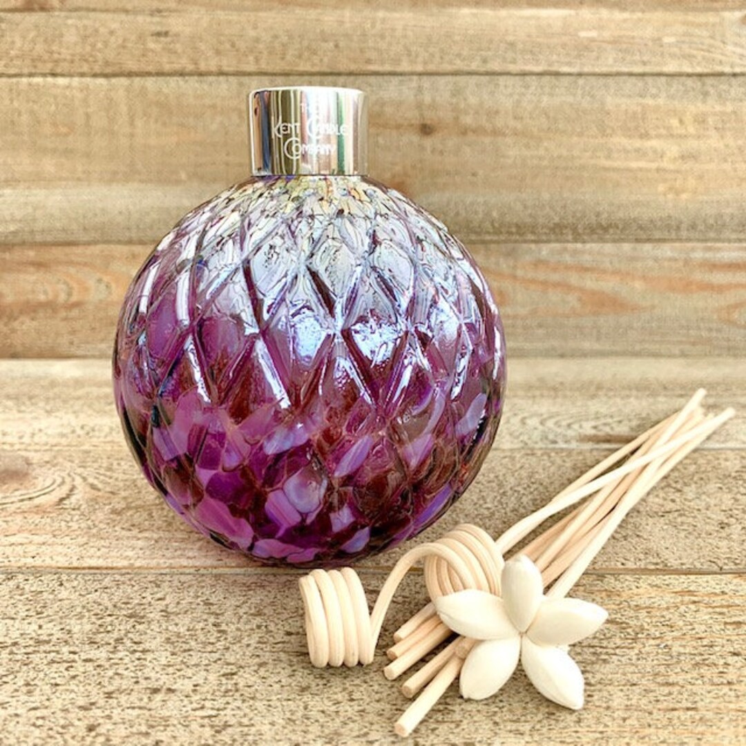Luxury Mouth Blown Glass Reed Diffuser Set With Handmade Fragrance