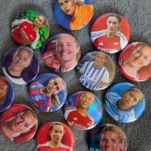 Mystery WSL Pin Badges - Pick your team | Surprise player