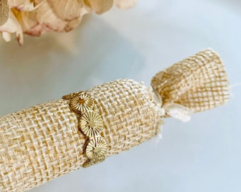Mirana ring - verstelbare roestvrijstalen ring voor dames gemaakt van pastilles