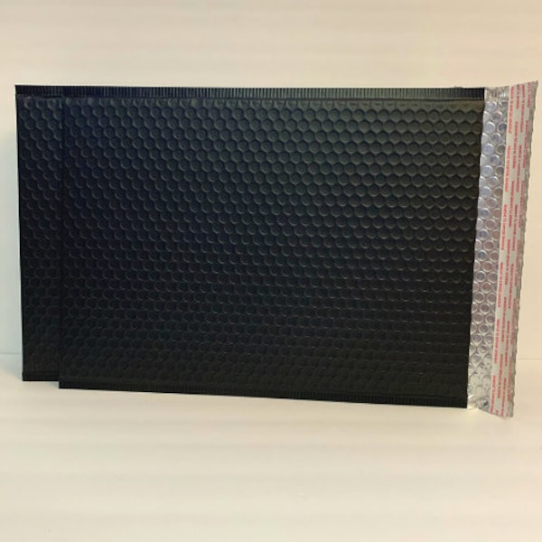 11x15 » (Matt Black) Matte Black Bubble Mailers. Auto-étanchéité. Emballage pour les petites entreprises . Enveloppes rembourrées Sacs d’expédition