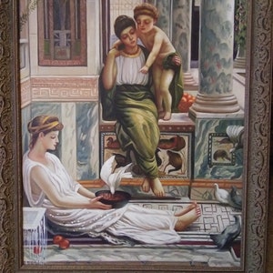 Korean Artist Recreate Poynter Oil Painting