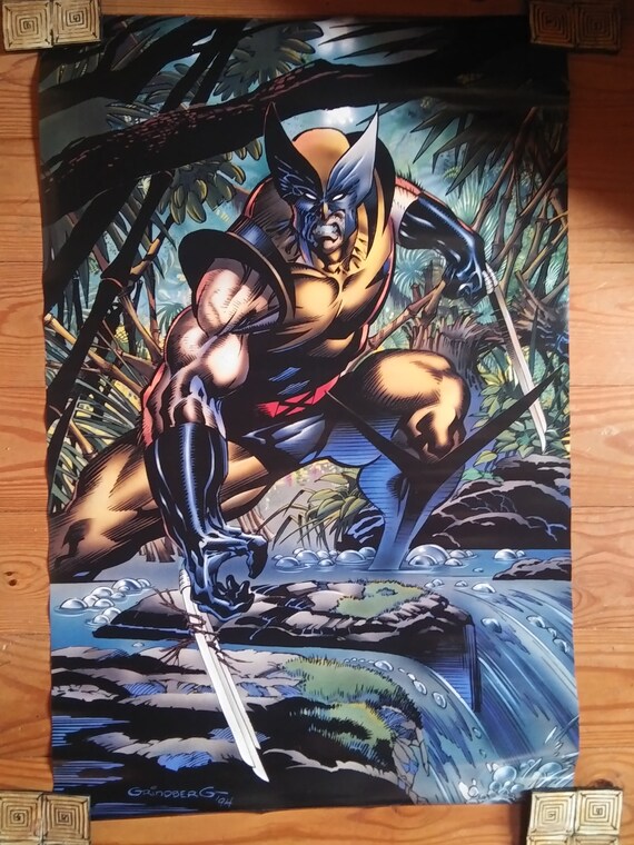 Wolverine Marvel 1995 Comic Poster - Etsy
