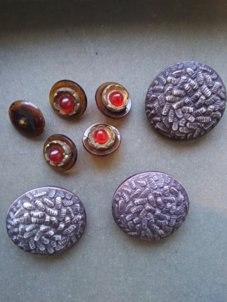 Antique Button Collection Various Styles Etsy