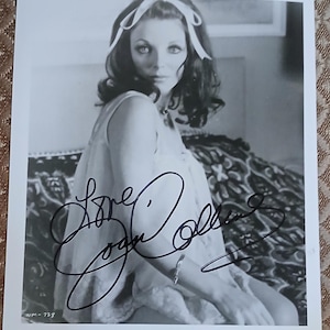 Joan Collins Signed Dynasty Photograph