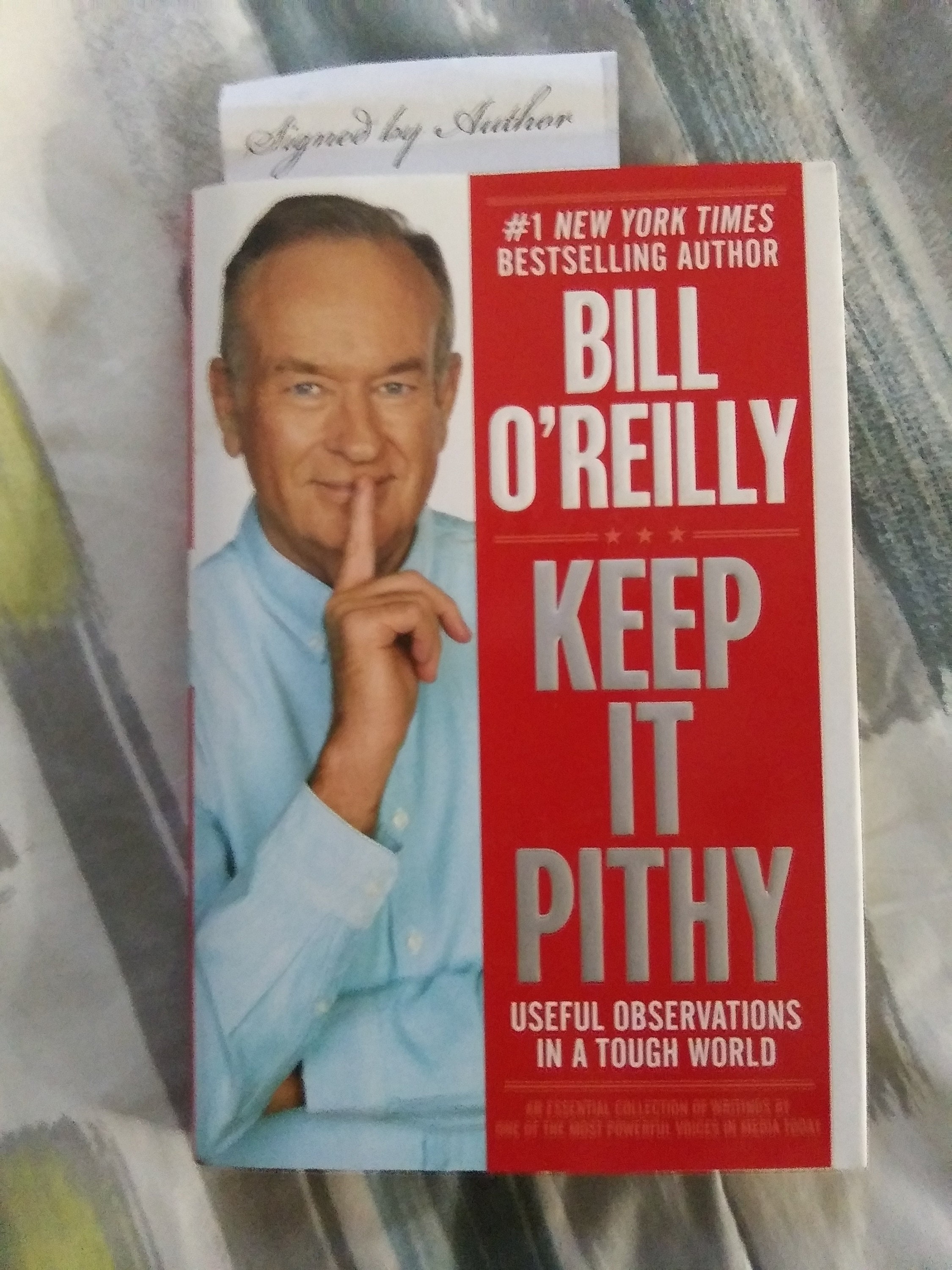 Signed Bill O'Reilly Book Etsy