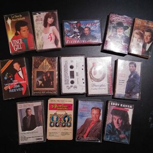 Cassette Tapes Music 14 Variety Country
