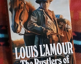 Louis L'Amour: The Rustlers of West Fork Hardcover Book with Slipcover, 1991