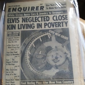 Elvis National Enquirer Newspaper Nov 1 1977