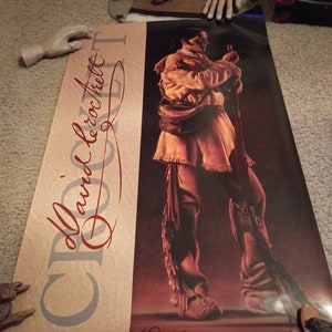 David Crockett Signed Poster Artist John Nava 94