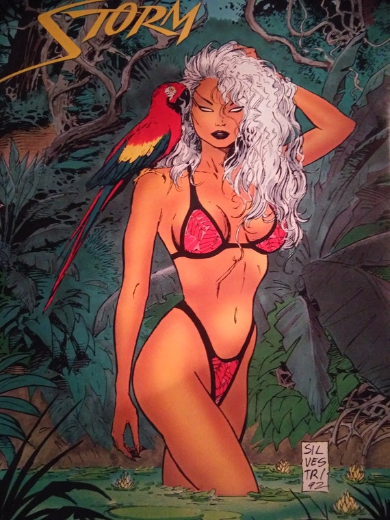 Storm Xmen Marvel Swimsuit Poster 92 Etsy