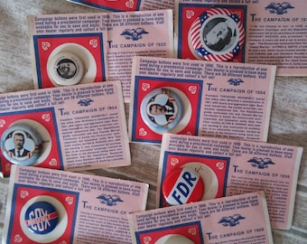 Presidential Buttons 1970's