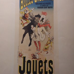 Cheret 1899 Poster Lithograph Les Maitres de l&#39;Affiche