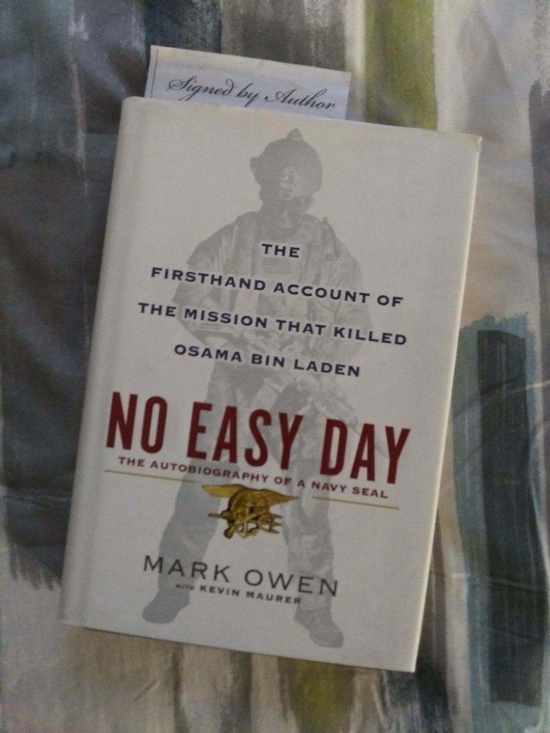 Signed Navy Seal Mark Owen Book - Etsy Canada