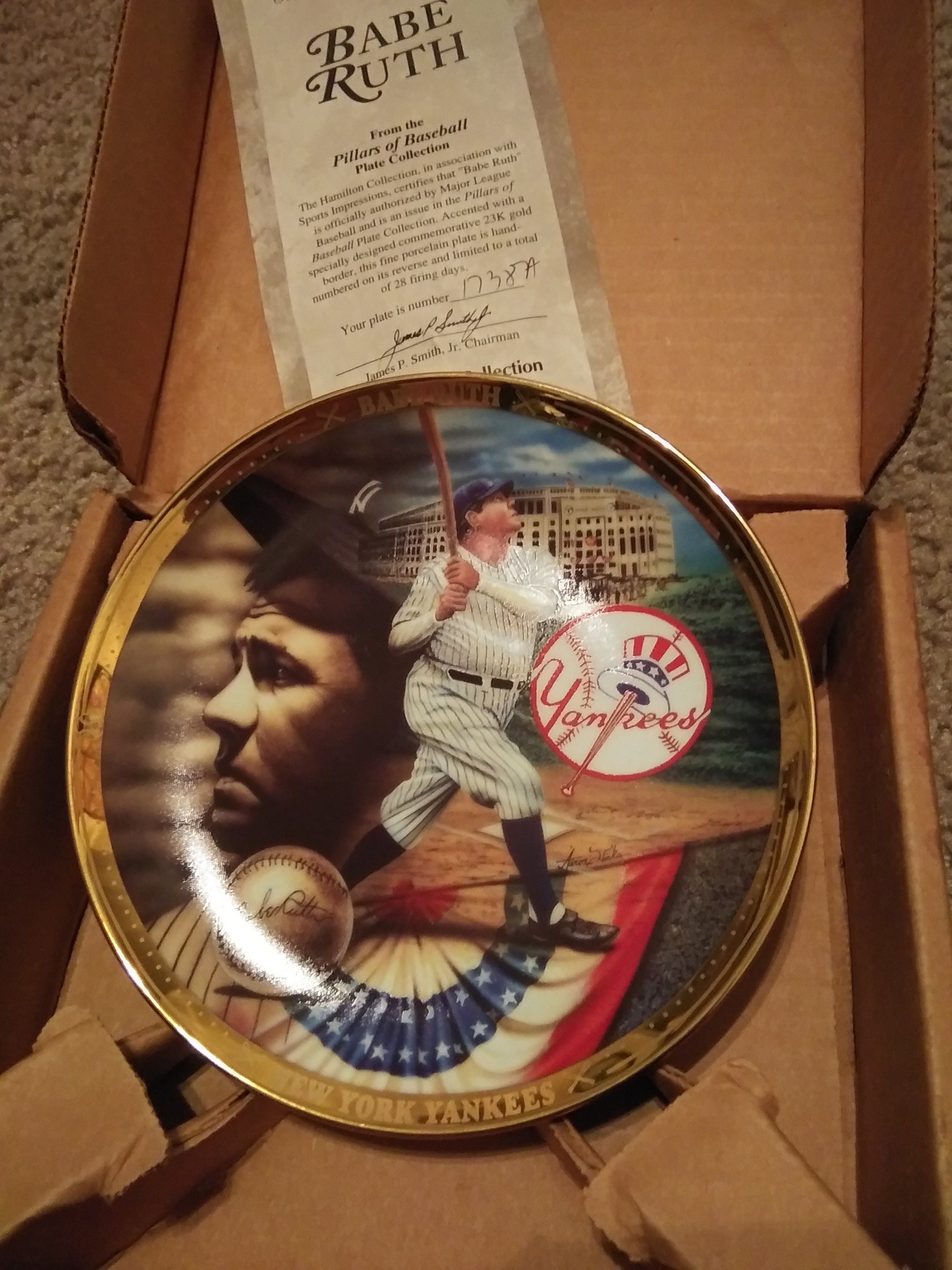 Babe Ruth Plates - Etsy
