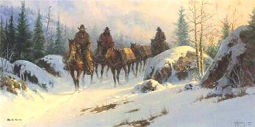 Wind River Range Original G. Harvey Signed Limited Litho