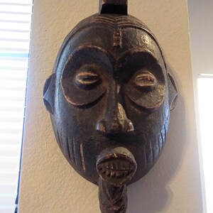 African Carved Mask Kifwebe Luba