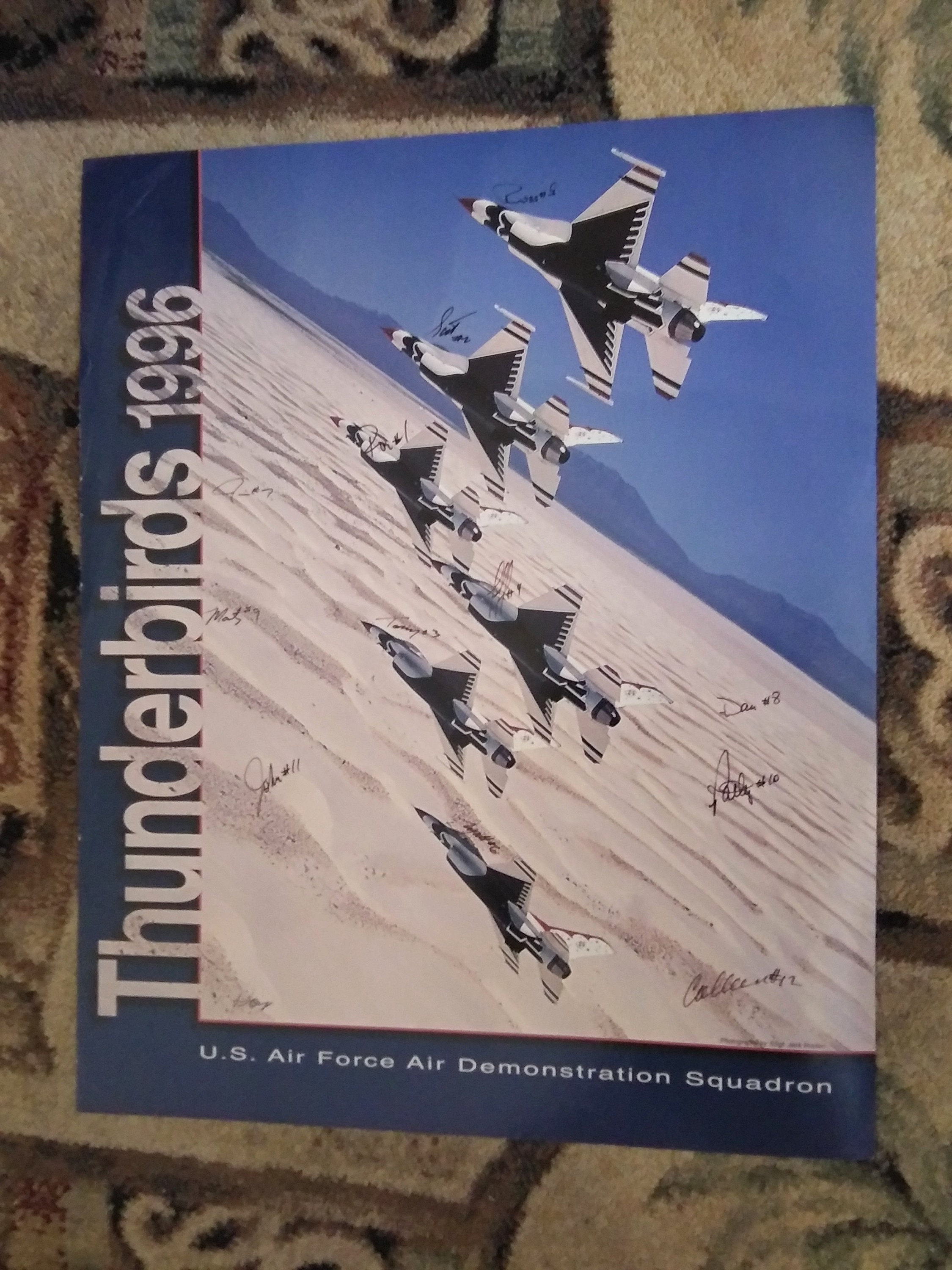 Air Force 1996 Signed Thunderbirds - Etsy