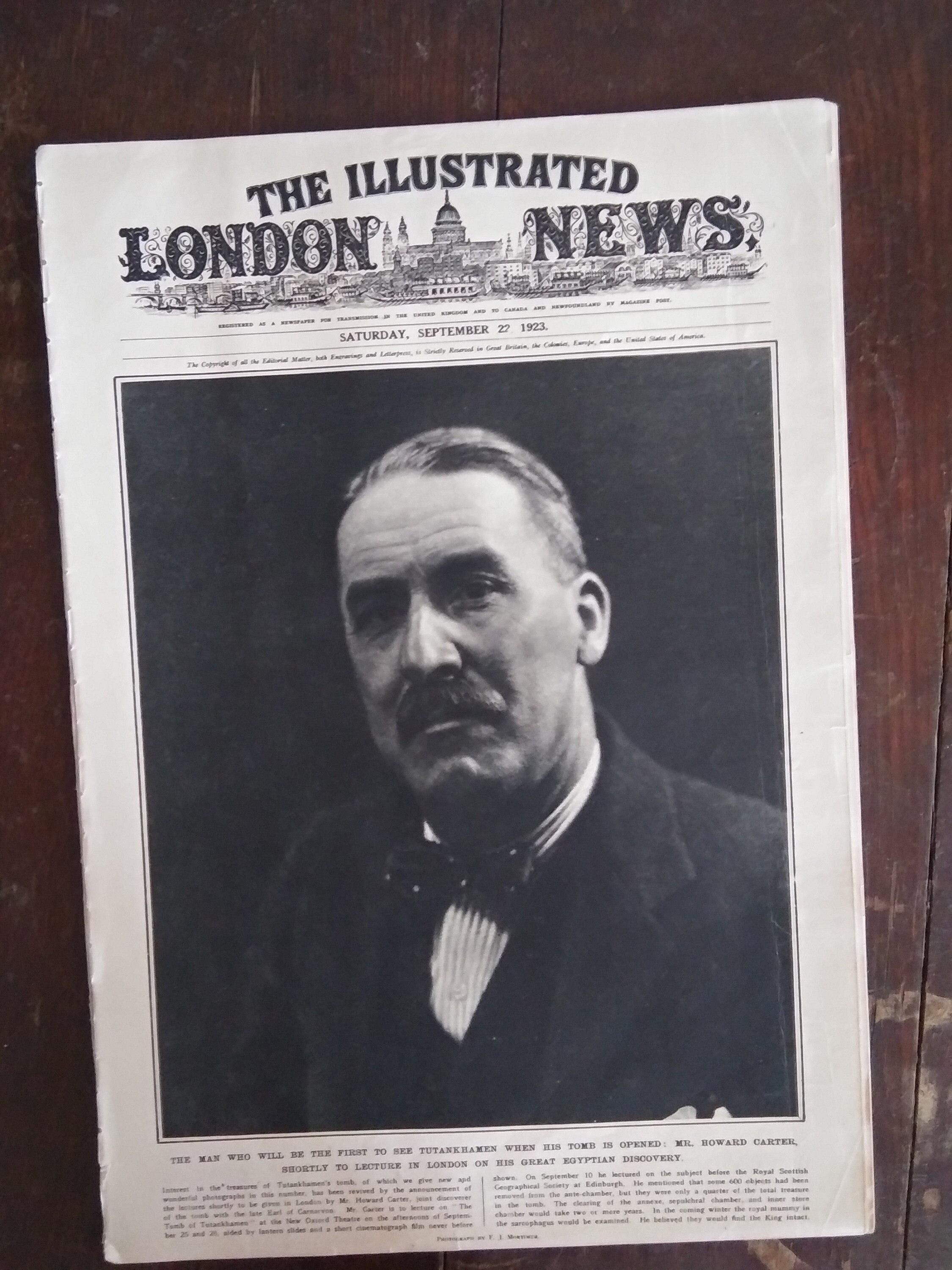 Howard Carter King Tutankhamun Egypt 1923 - Etsy