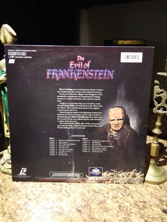 Evil of Frankenstein Laserdisc Cushing - Etsy