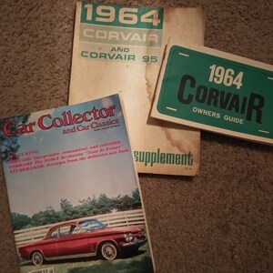 Chevrolet Corvair 1964 Owners Guide Shop