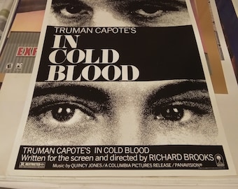 Truman Capote In Cold Blood Movie Poster