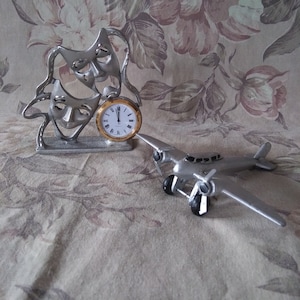 Theatre Clock World War II Airplane