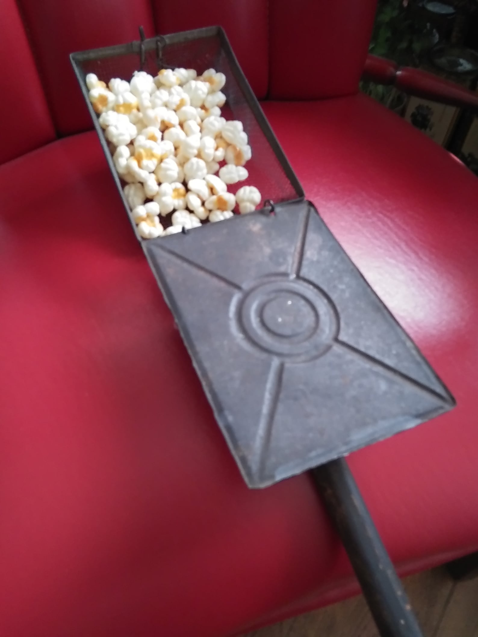 Antique Popcorn Popper Etsy