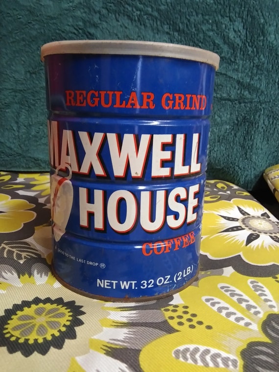 【送料0円】 Maxwell House Vintage Coffee Tin - Etsy キッチン家電