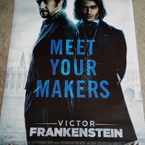 Victor Frankenstein Radcliffe Movie Banner 2015