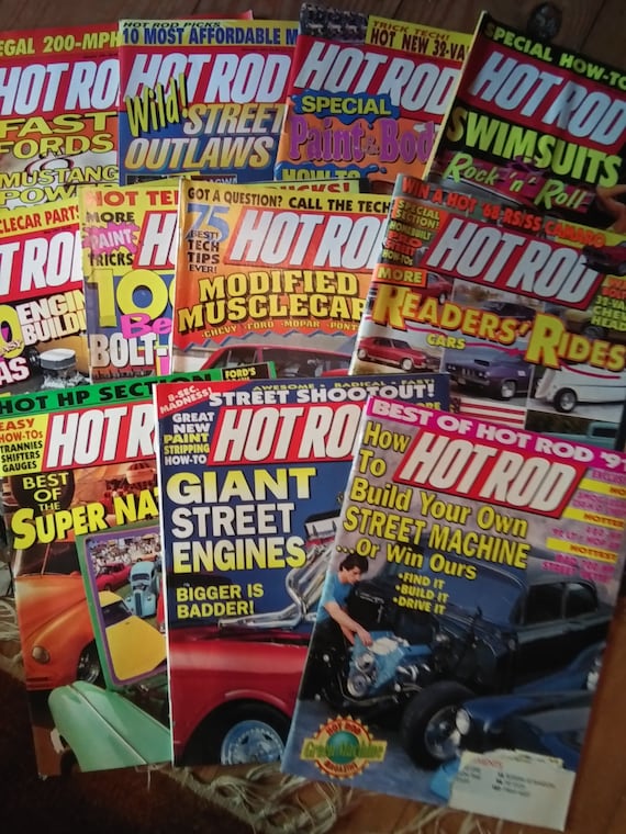Hot Rod Magazines 1991 11 Issues - Etsy
