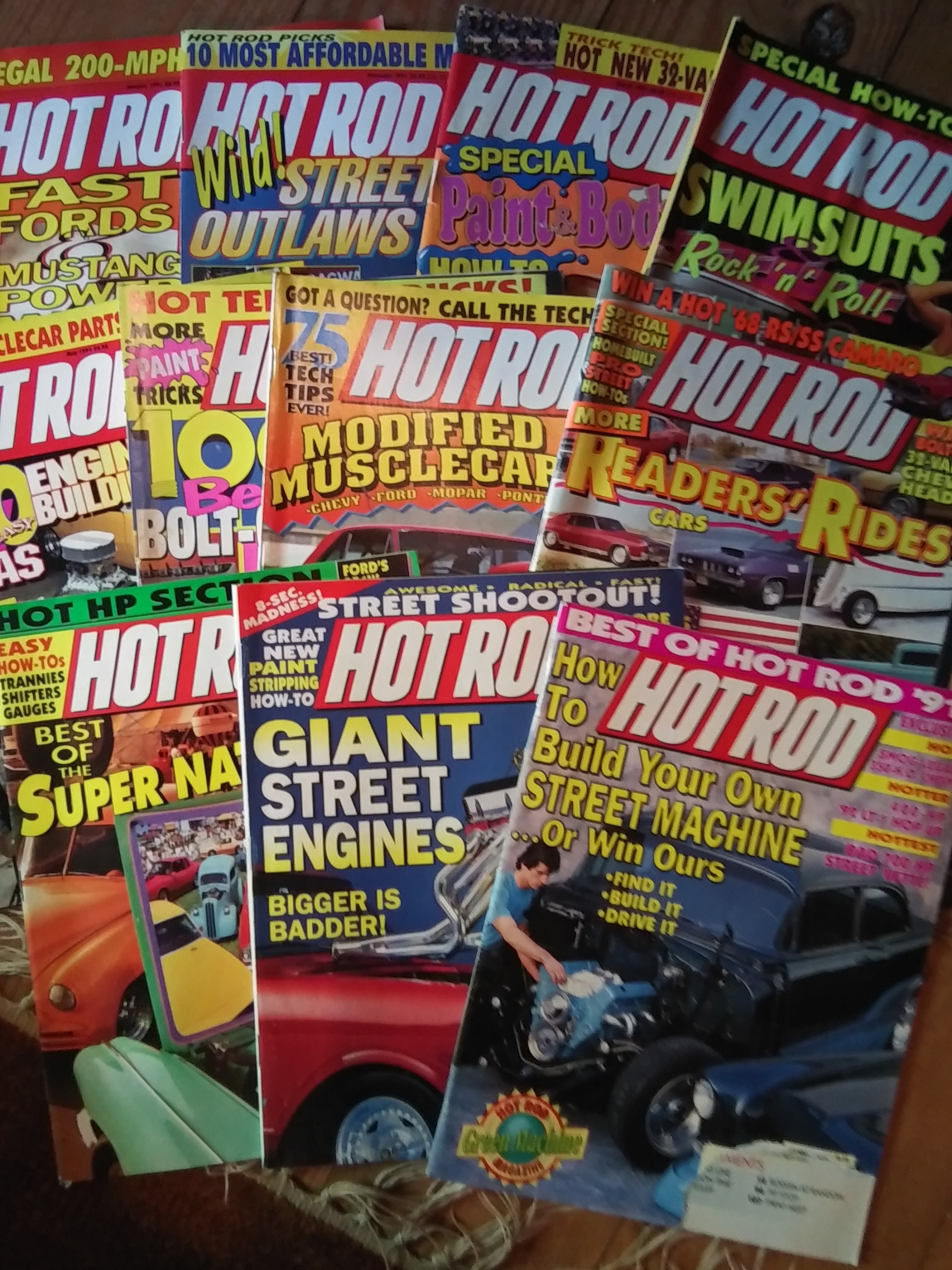 Hot Rod Magazines 1991 11 Issues - Etsy