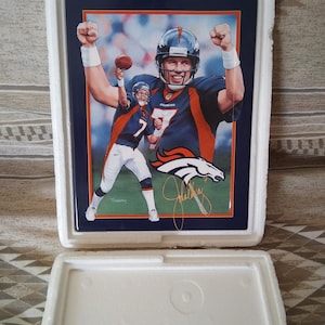 John Elway Denver Broncos Plate 1999