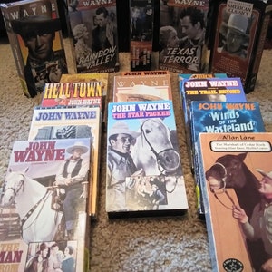John Wayne VHS Western Collection