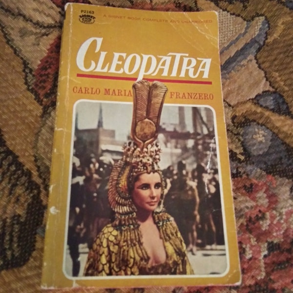 Cleopatra Signet Books Elizabeth Taylor 1963