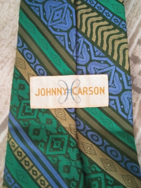 Johnny Carson Necktie Trademark 1970's