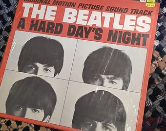 Beatles 1964 A Hard Days Night LP 6366A Wrapper